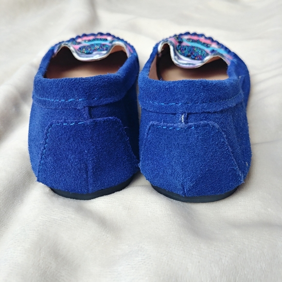 Betsey Johnson flats loafers blue Size 7 - Picture 5 of 7
